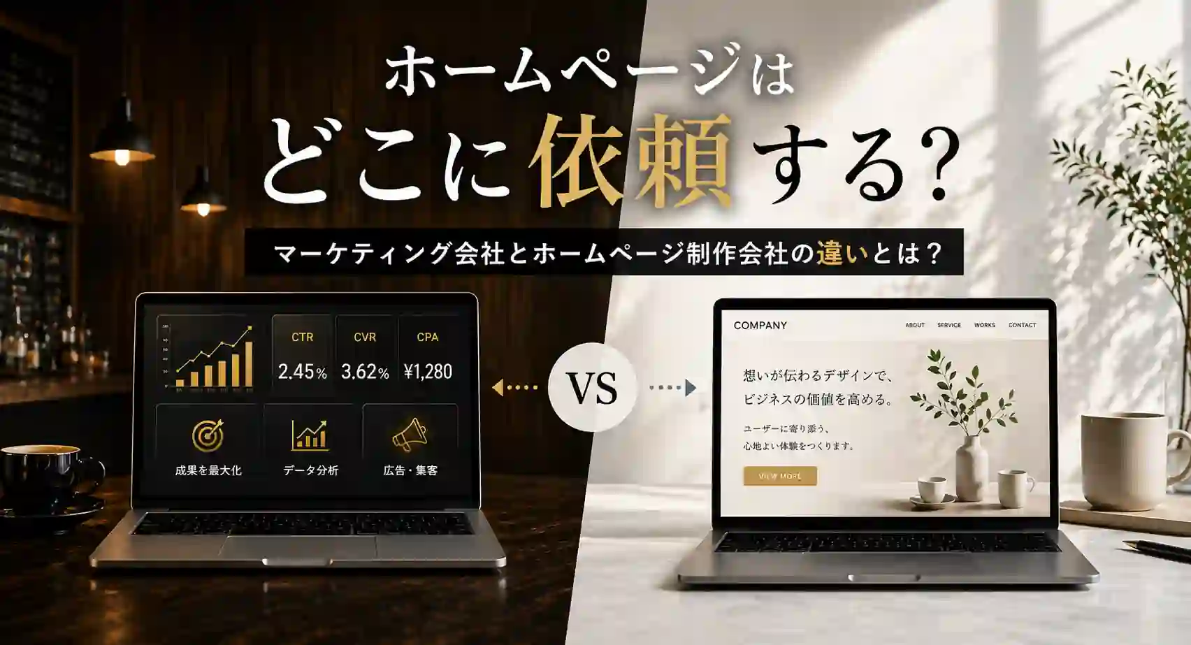 ホームページはどこに依頼する?